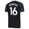 Maglia ufficiale Manchester City Rodrigo 16 Alternativa 2023-24 per Bambino